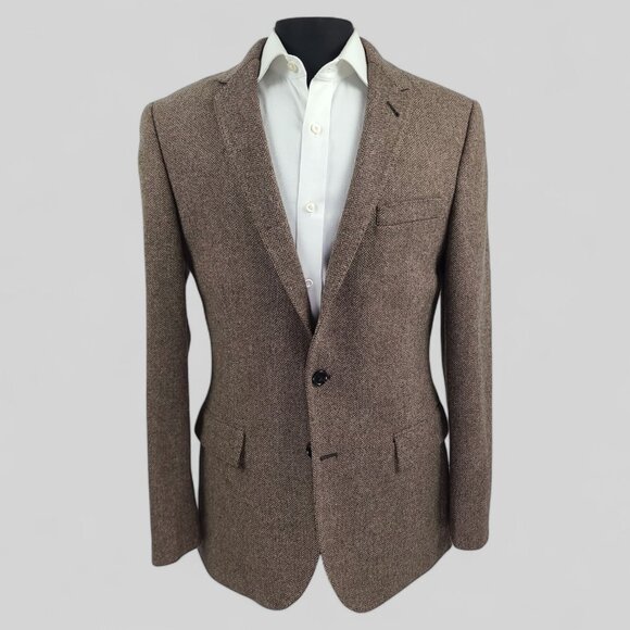 J. Crew Other - J. Crew Men's Ludlow Herringbone Sport Coat Blazer 40R